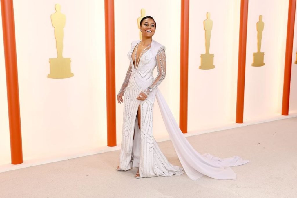 Ariana DeBose in Atelier Versace and DeBeers at Style Chronicles: The Most Memorable Moments from the Oscar 2023 Red Carpet