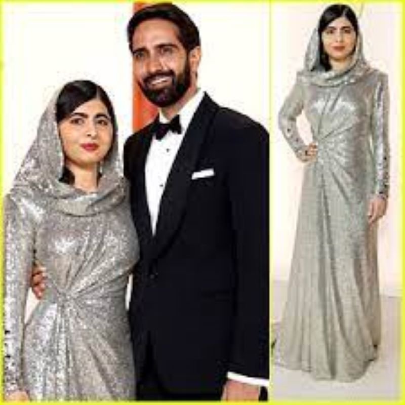 Malala Yousafzai in Ralph Lauren, Jimmy Choo, Santi Jewels and Fred Leighton at Style Chronicles: The Most Memorable Moments from the Oscar 2023 Red Carpet
